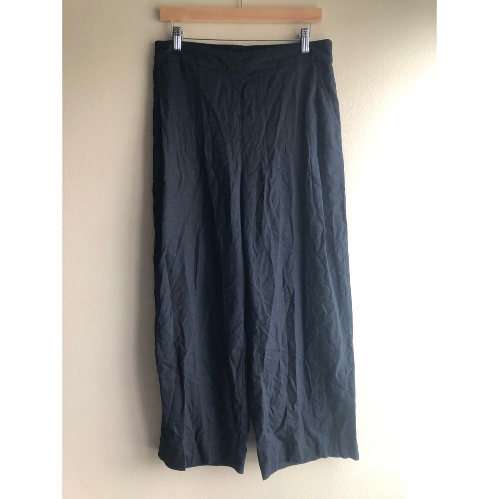 New Madewell Pull-On Straight Crop Pant Black Size 8